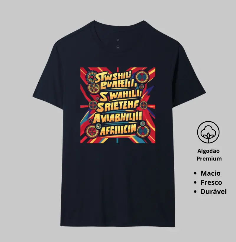 Camiseta Animalis Vozes da Savana 100% Algodão Peruano