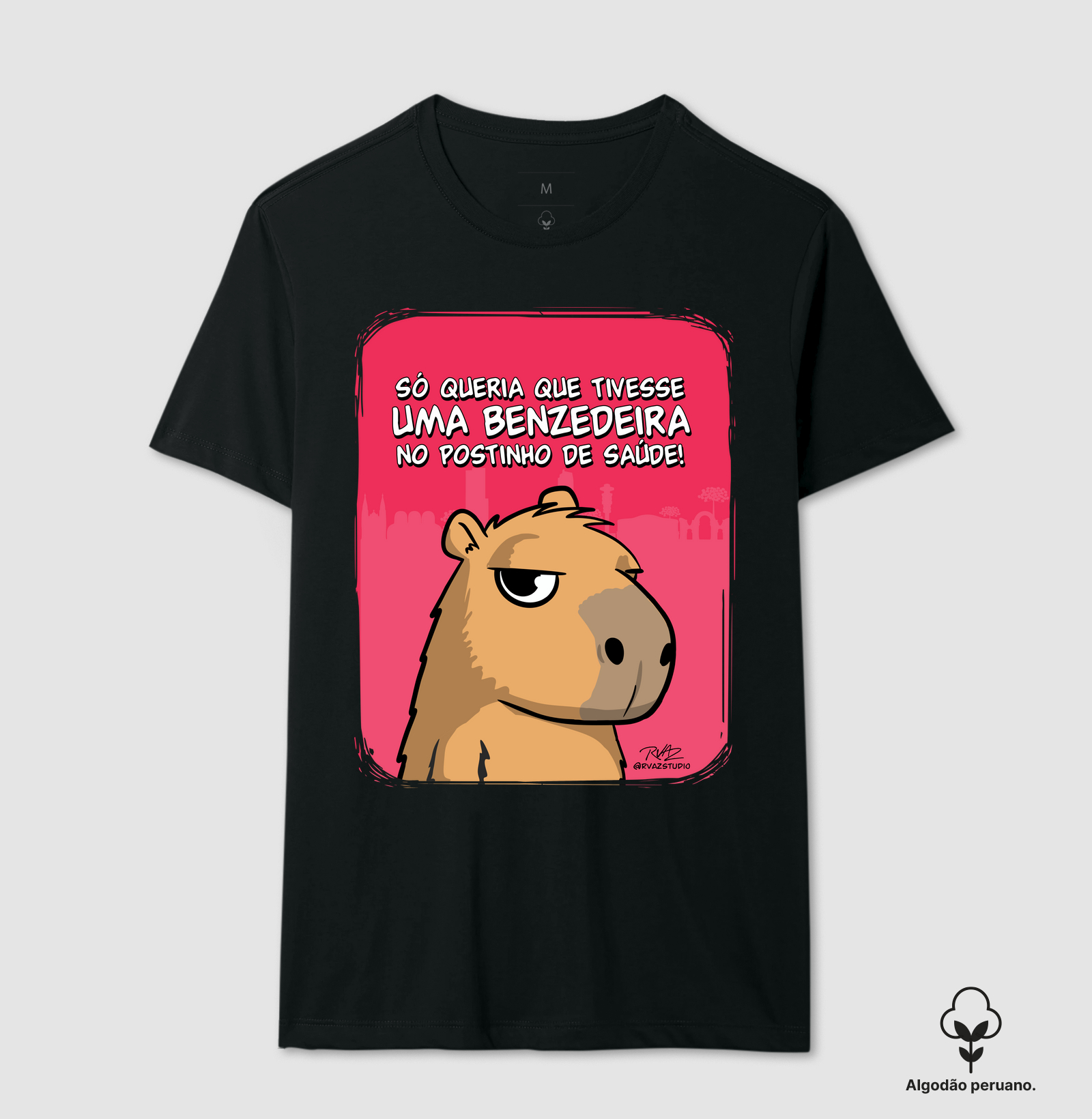 Camiseta Capivara Benzedeira