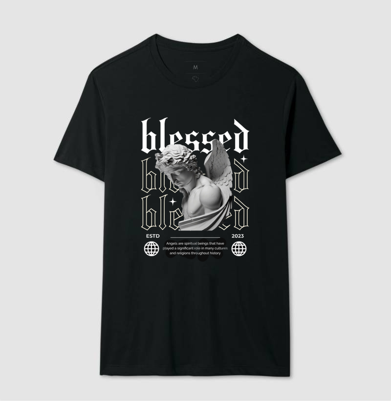 T-shirt StreetWear -Blessed-