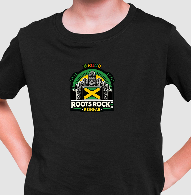 Camiseta Infantil Roots Rock Reggae V1
