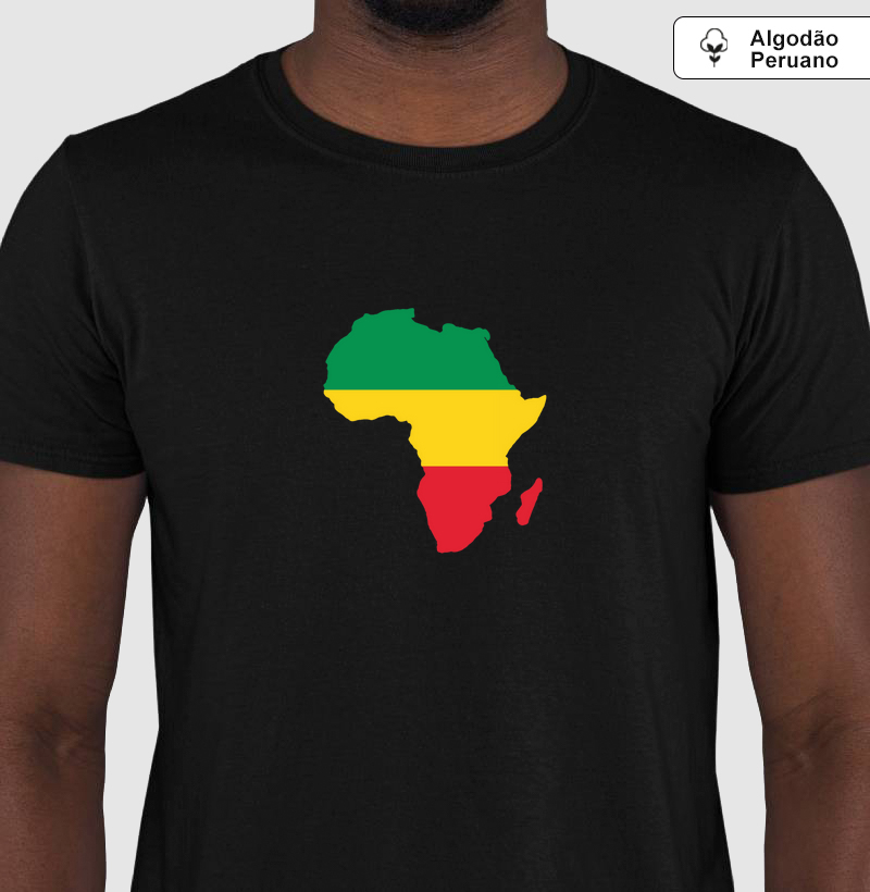 Camiseta Algodão Peruano BR00113 África