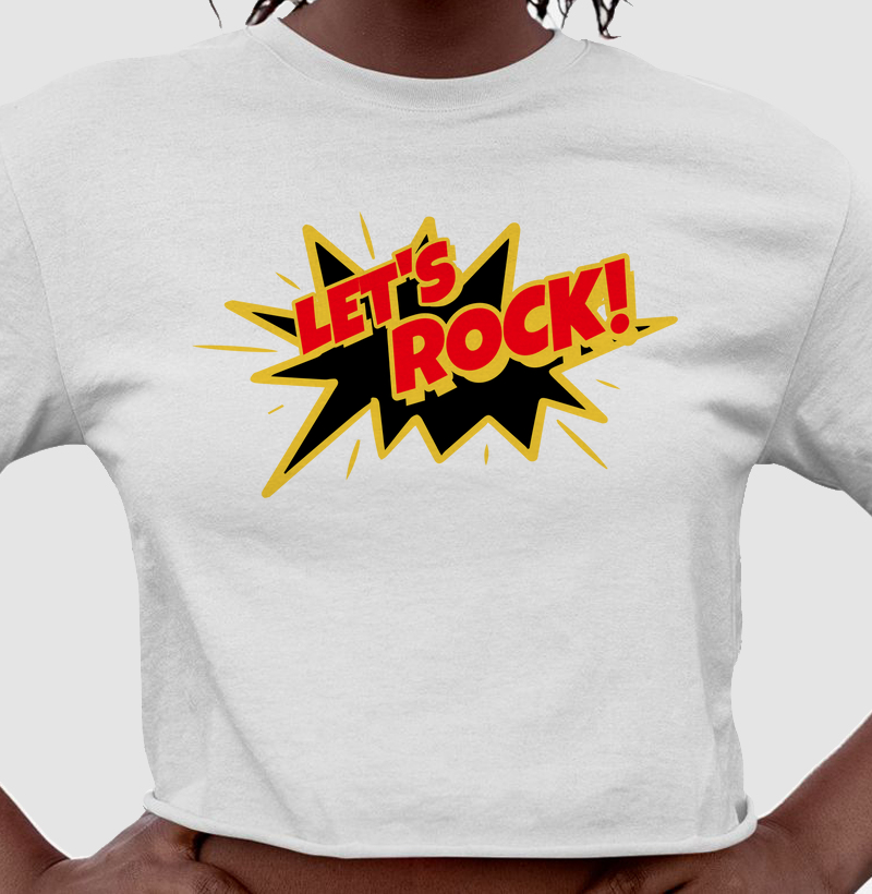 Let’s Rock: Cropped - Explosão de Energia e Estilo