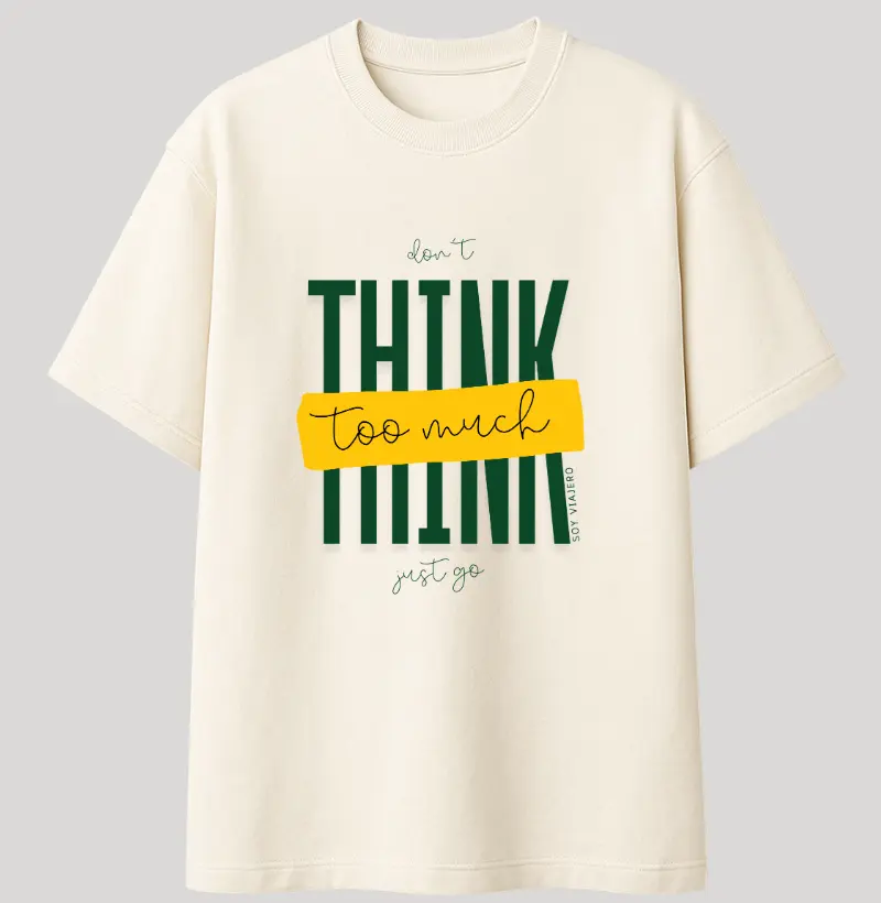 Oversized Bold Frase Só Vai