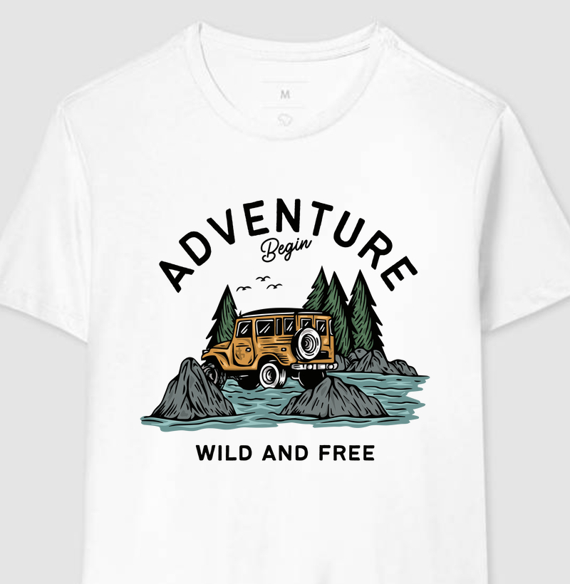 Camiseta Permita-se Viver Livre Masculina [RESERVA INK]