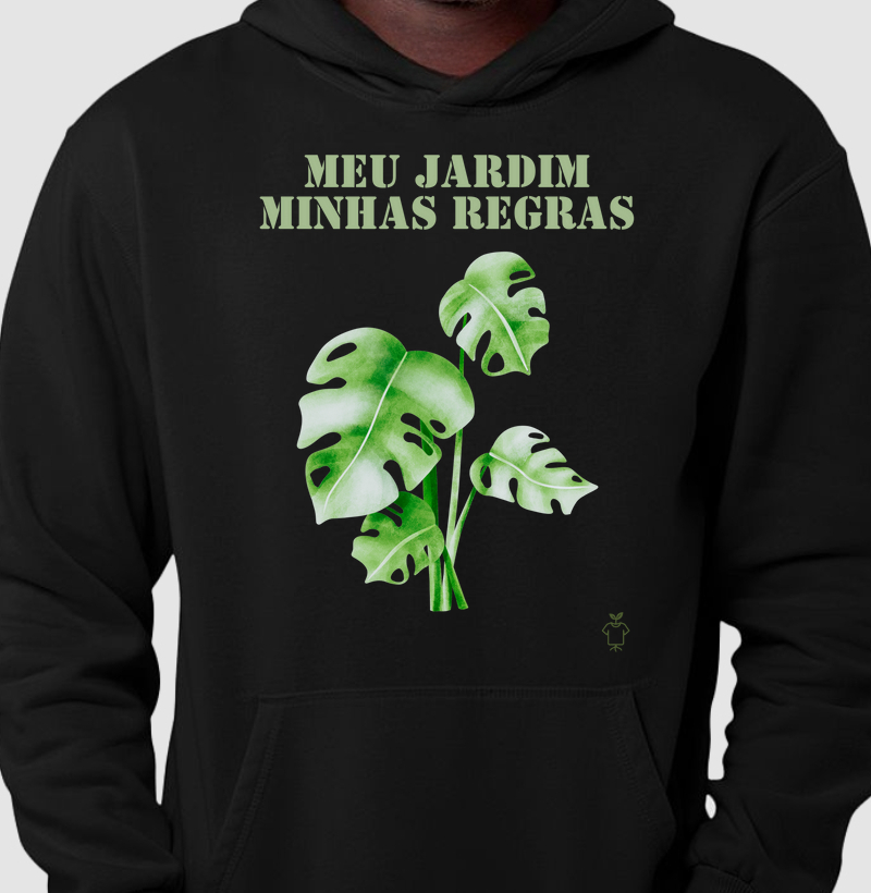 Camiseta Meu jardim minhas regras