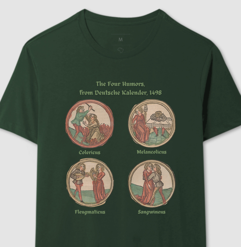 Camiseta A Ciência dos Humores: Medicina Medieval