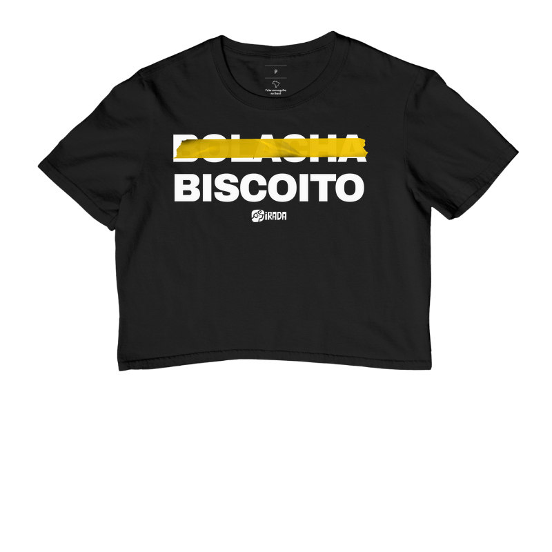 Bolacha não. É Biscoito.