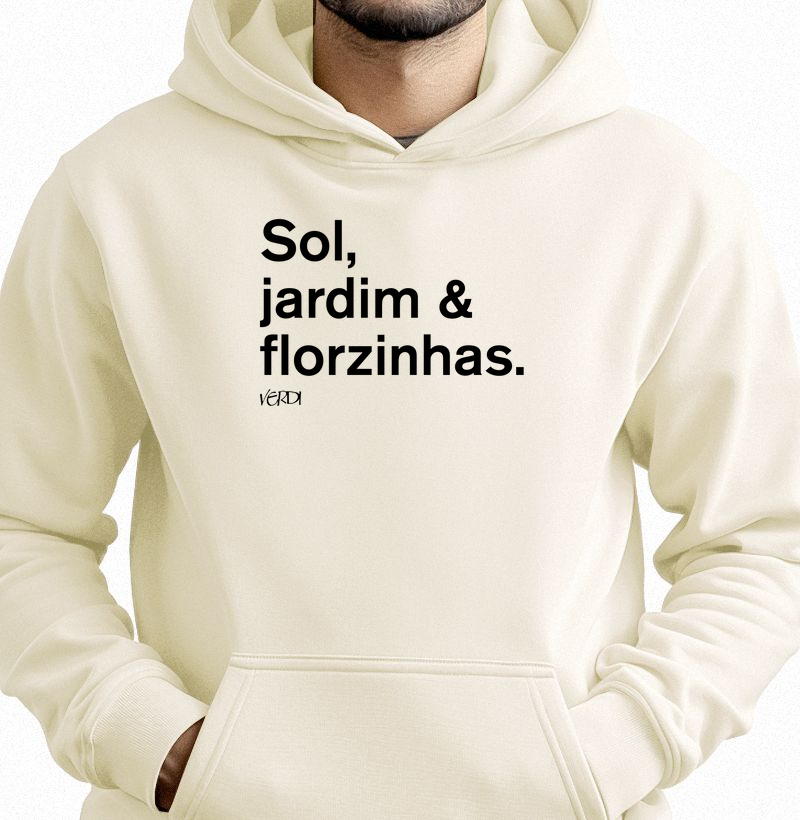 Sol, jardim & florzinhas.