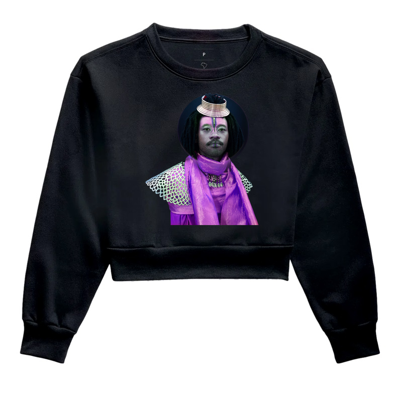 Camiseta Original Afrofuturista Argola Cabeça