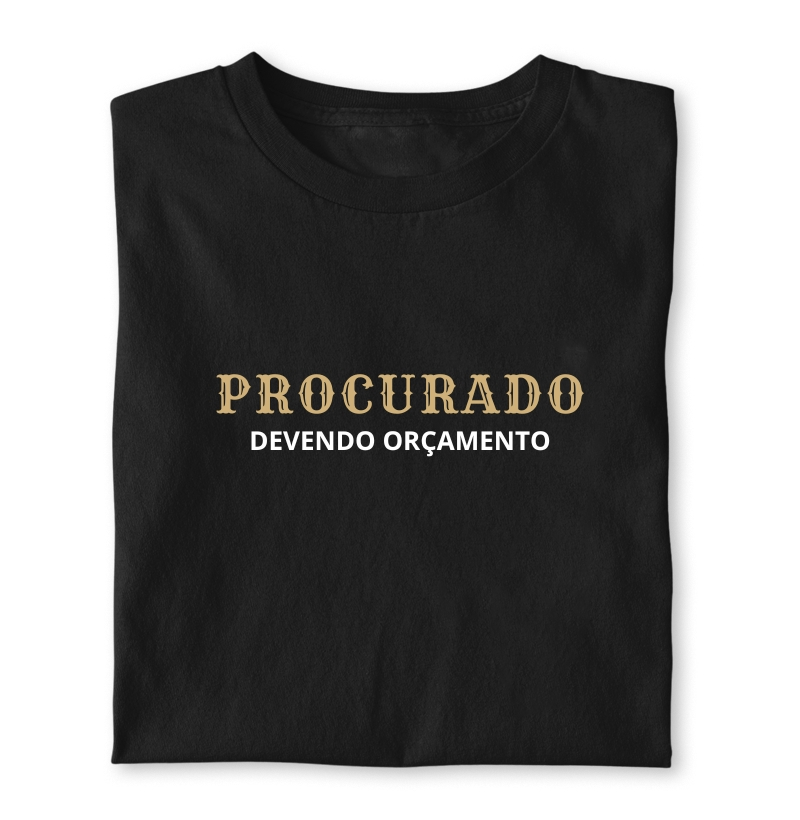 Procurado, devendo orçamento