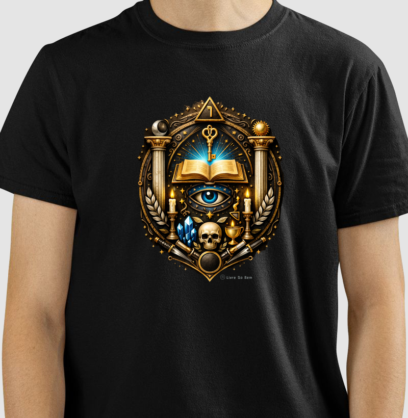 Camiseta maçonaria - Livro de Lei