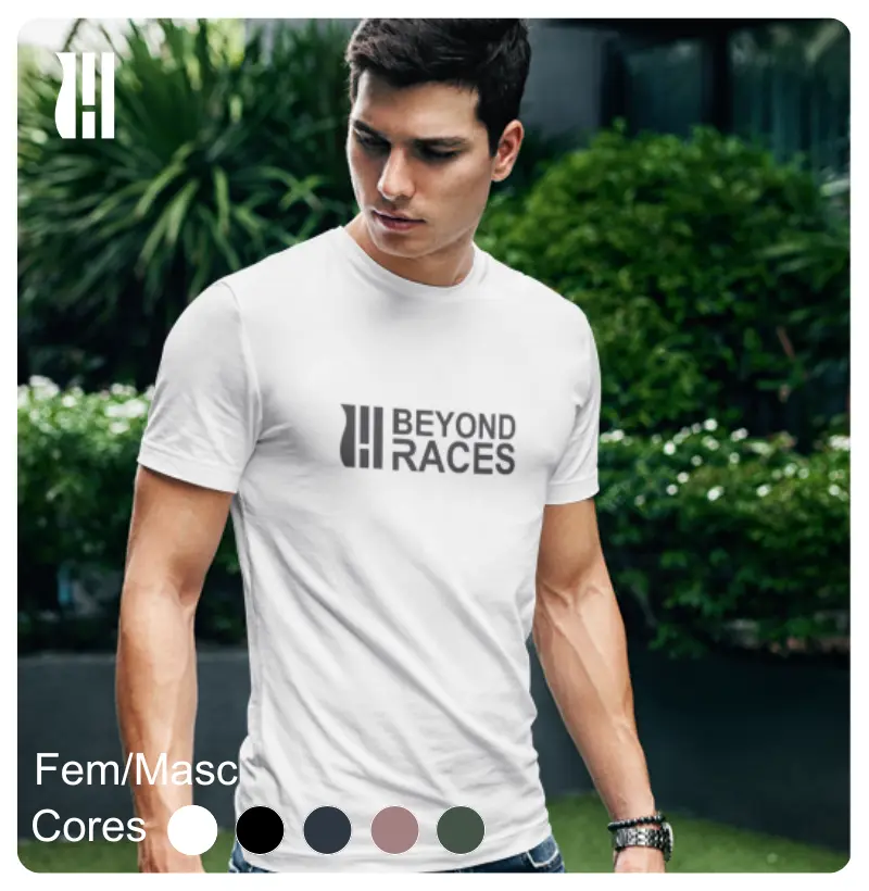 Camisa Pima Beyond Races Cinza
