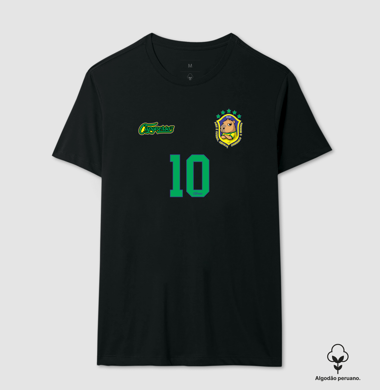 Camiseta Capyverso aqui é Brasil