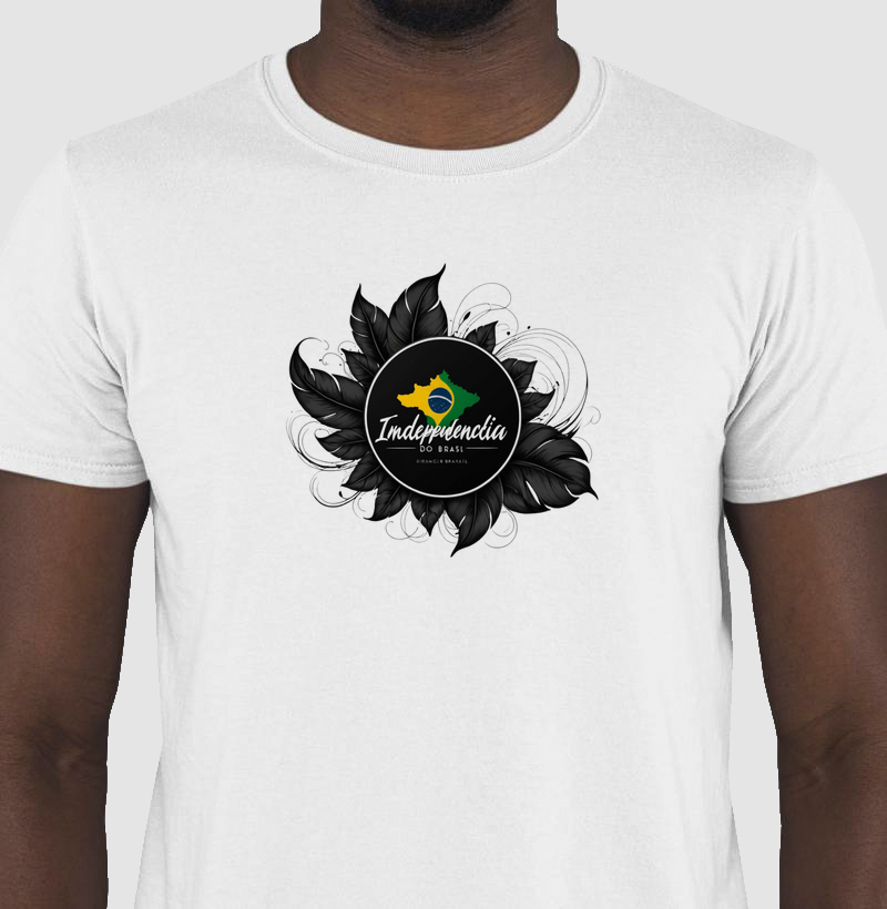 Camiseta "Independência do Brasil" - Design Moderno 