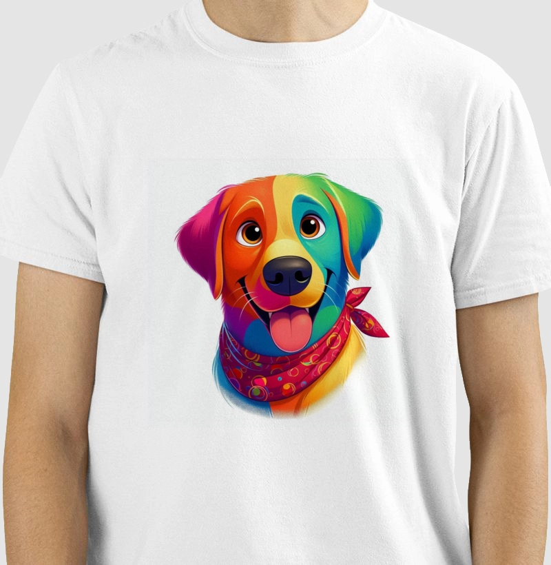 Camiseta / labrador cor