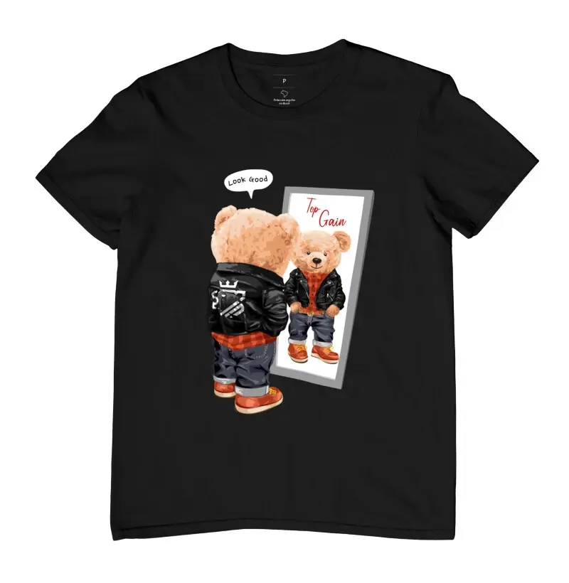 Camiseta Unissex Urso Estiloso