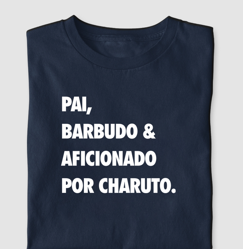 Pai, barbudo e aficionado.