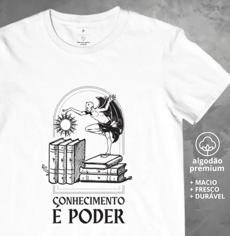 Camiseta Conhecimento é Poder