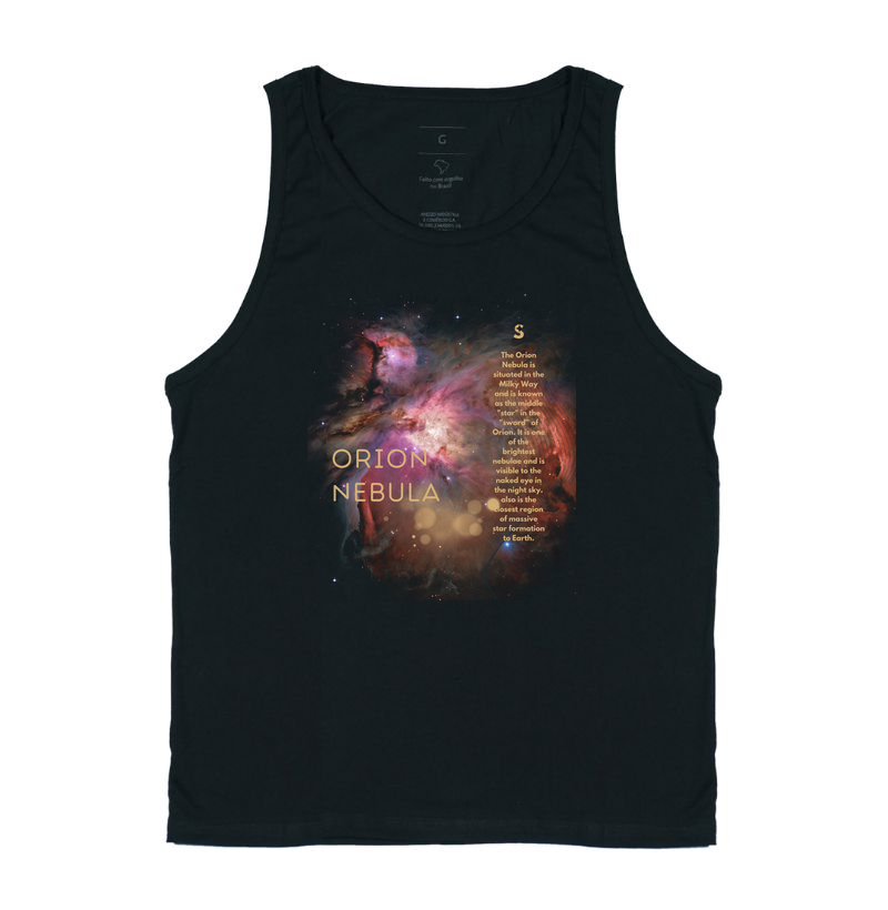 Nebulosa de Órion Camiseta Supernova Estampada  