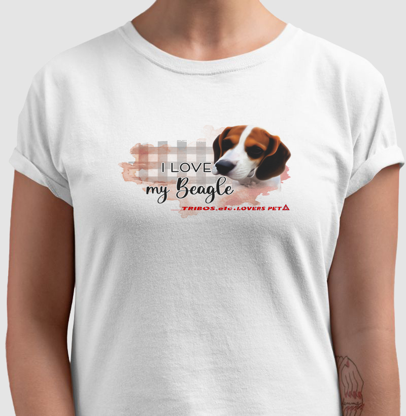 CAMISETA RESERVA.INK MASCULINA E FEMININA TRIBOS.etc PET DOG BEAGLE