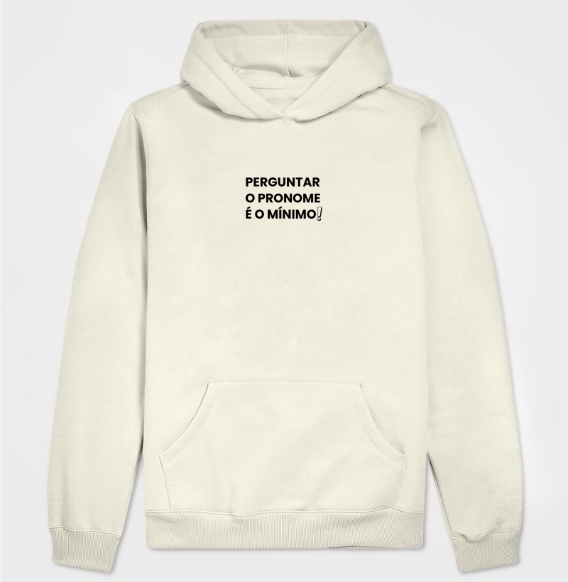 PERGUNTAR O PRONOME É O MÍNIMO