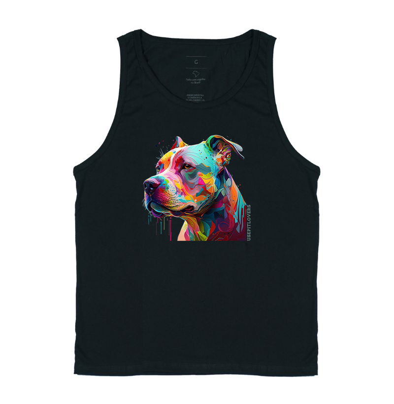 PIT BULL PINTURA DE TELA