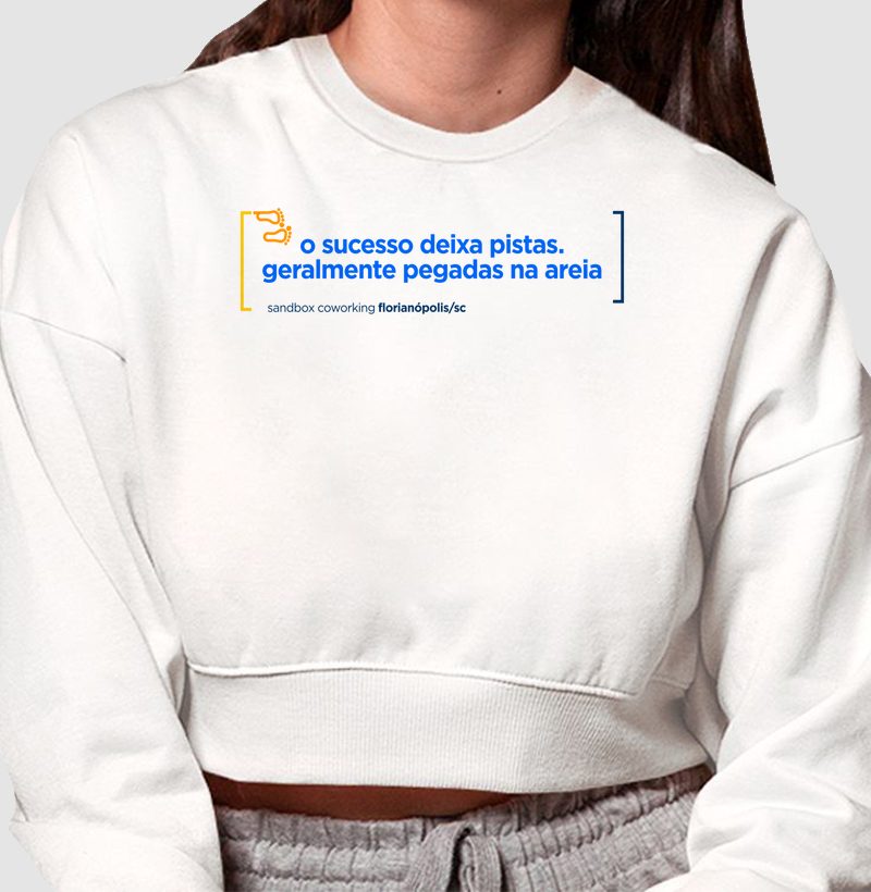 Cropped Moletom Sucesso