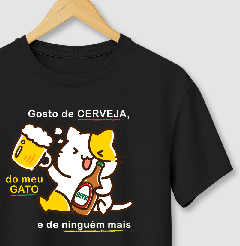 Gosto de cerveja, do meu gato e de ninguém mais