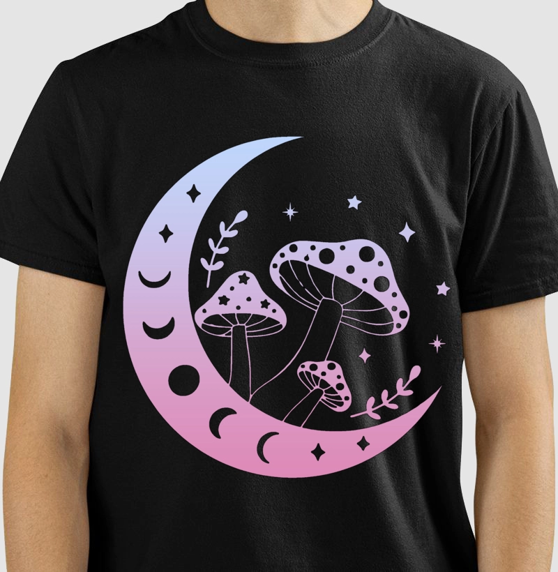 Mushroom moonlight gradient