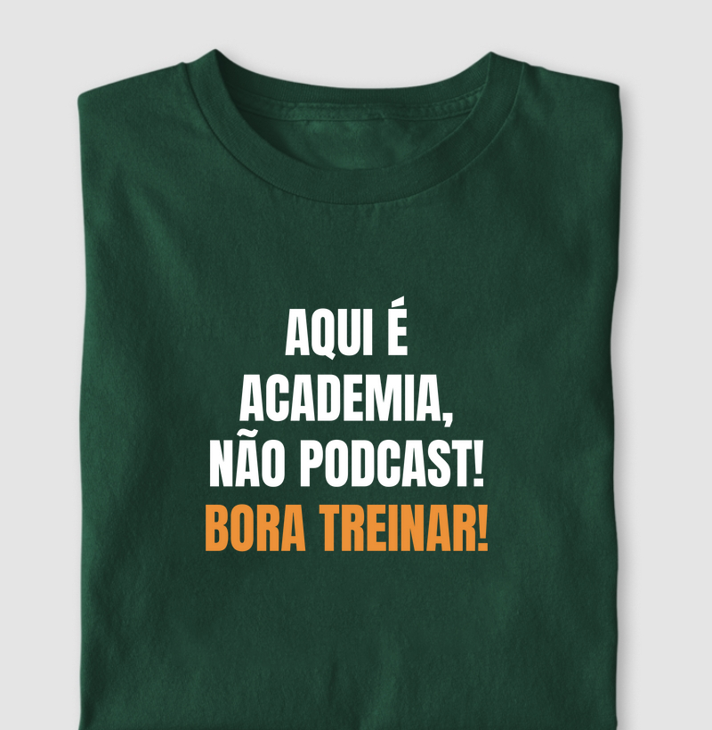 Não é Podcast! Bora treinar