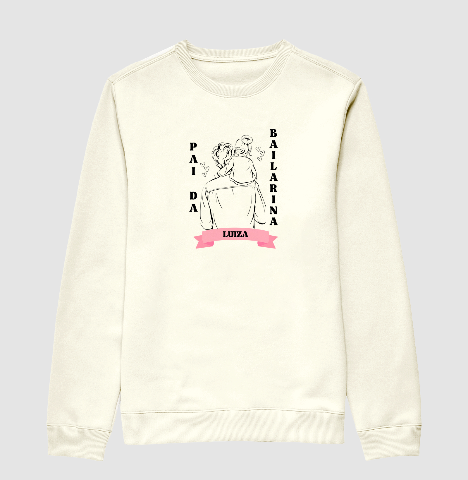 Pai de bailarina - personalizado Luiza