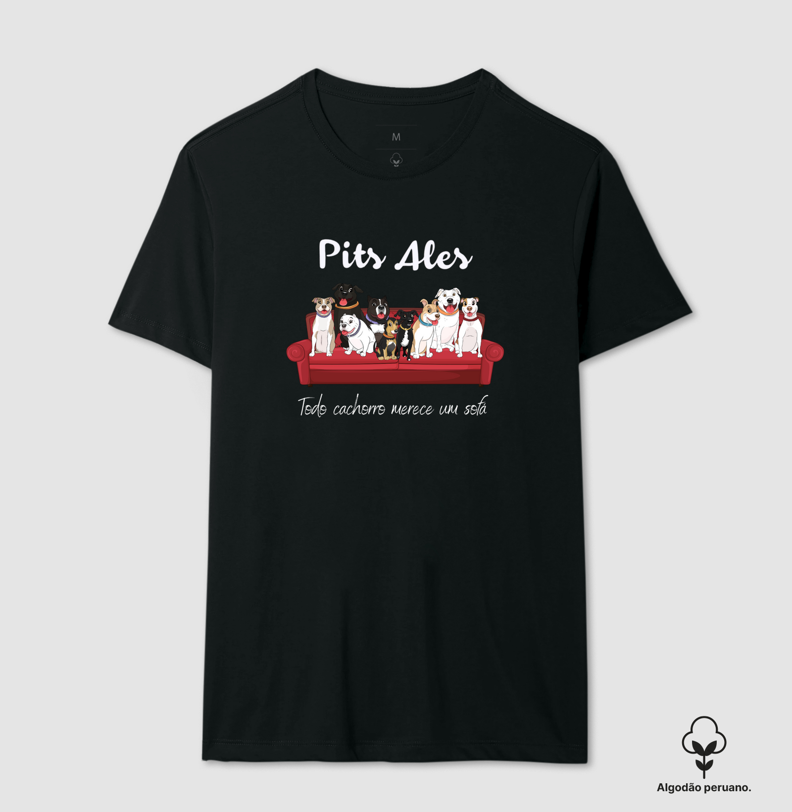 Camiseta Algodão Peruano Cartoon