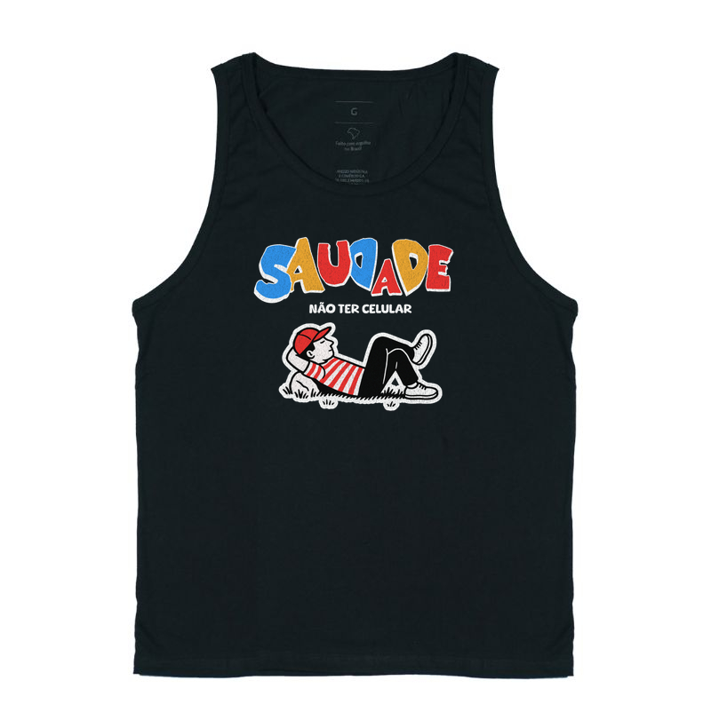 Saudade não ter celular