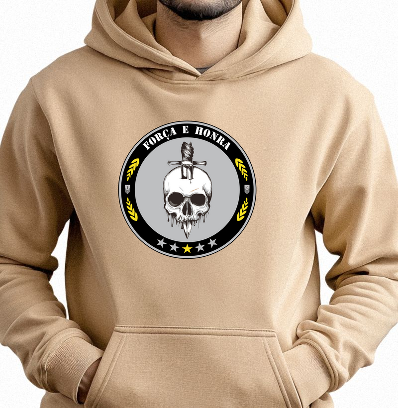 FORÇA E HONRA/ Hoodie Moletom