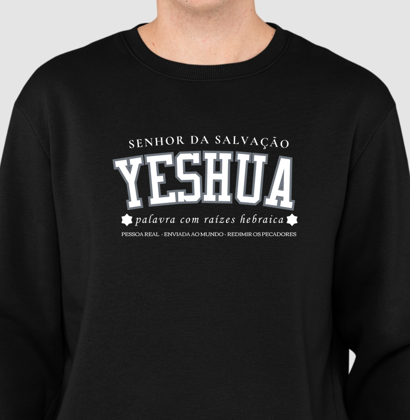Moletom unisex - Yeshua (Senhor da Salvação)
