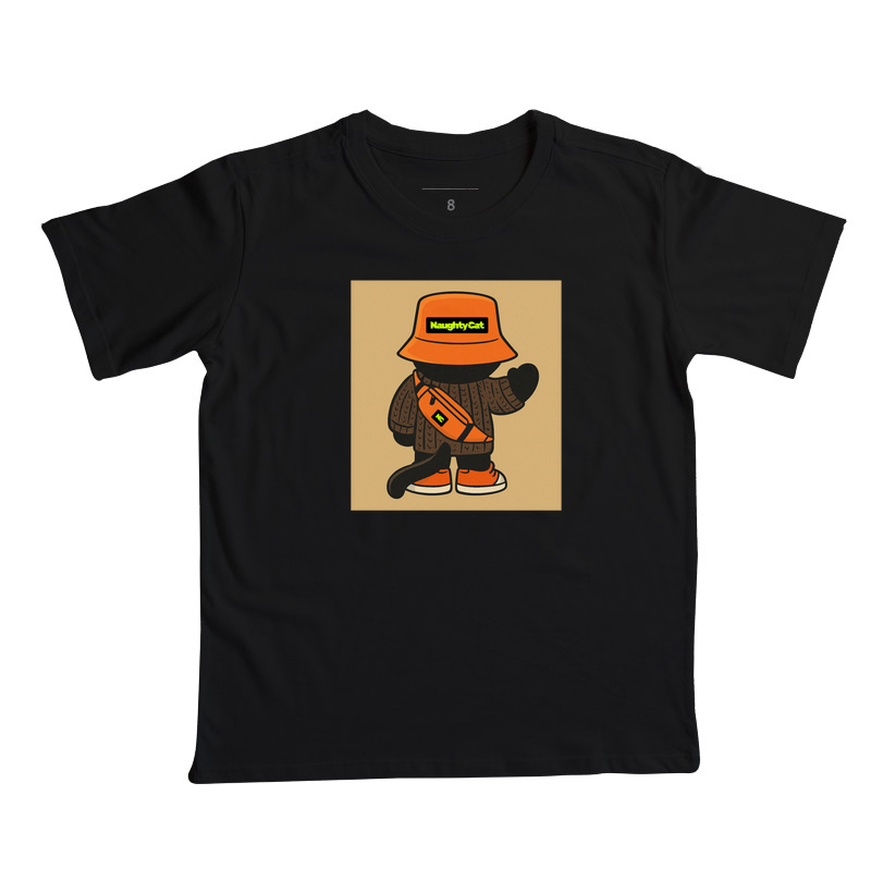 Camiseta infantil NAUGHTY CAT