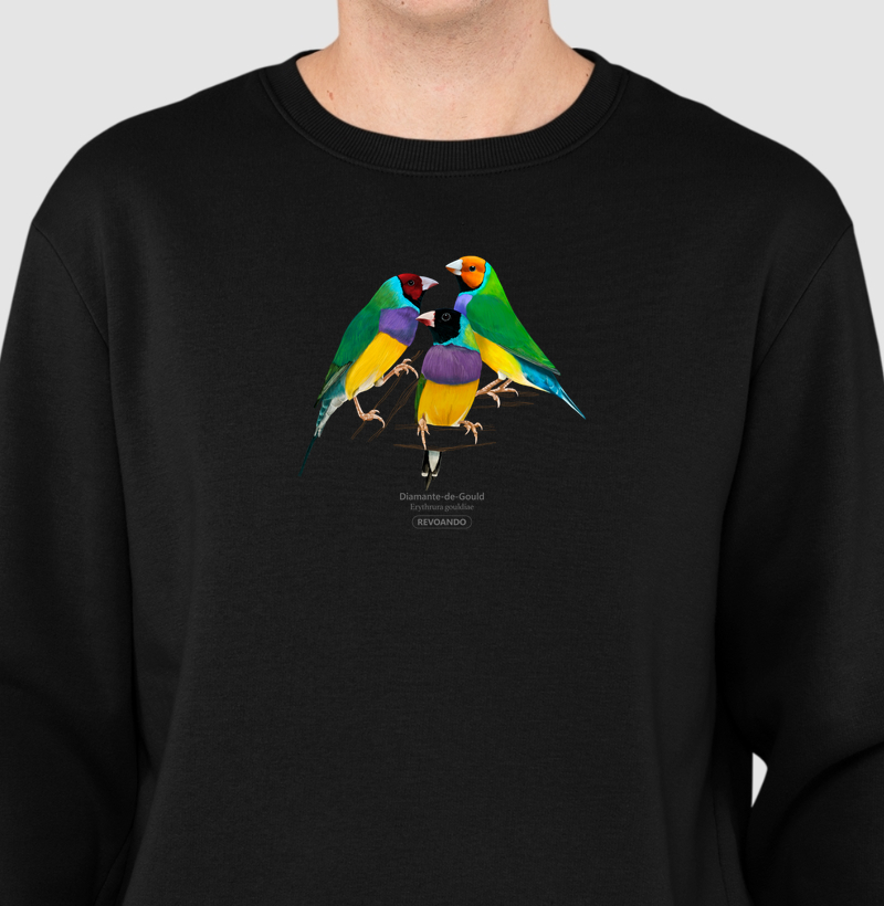 Love Friends - Diamante-de-Gould - Moletom