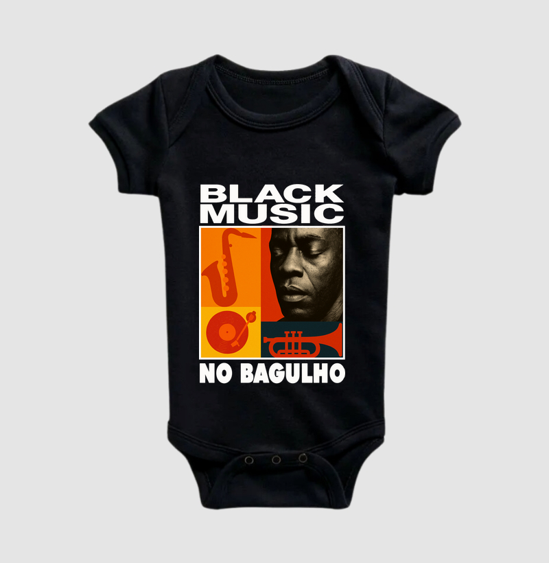 Camiseta Black Music no Bagulho