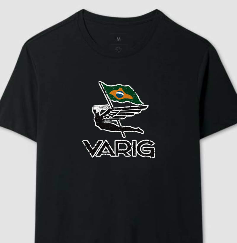 Companhias Aéreas do Brasil - VARIG (Vintage - Grunge Style)