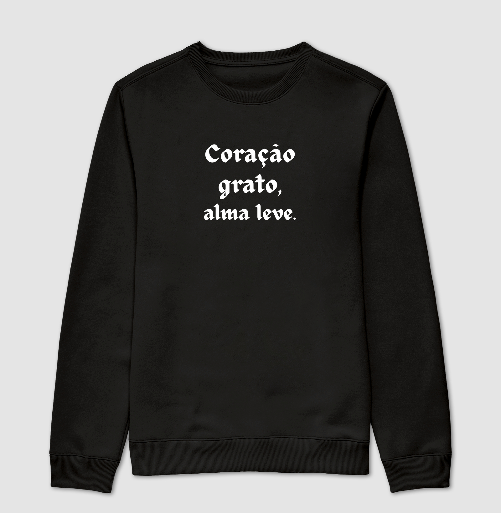 Coração grato, alma leve.
