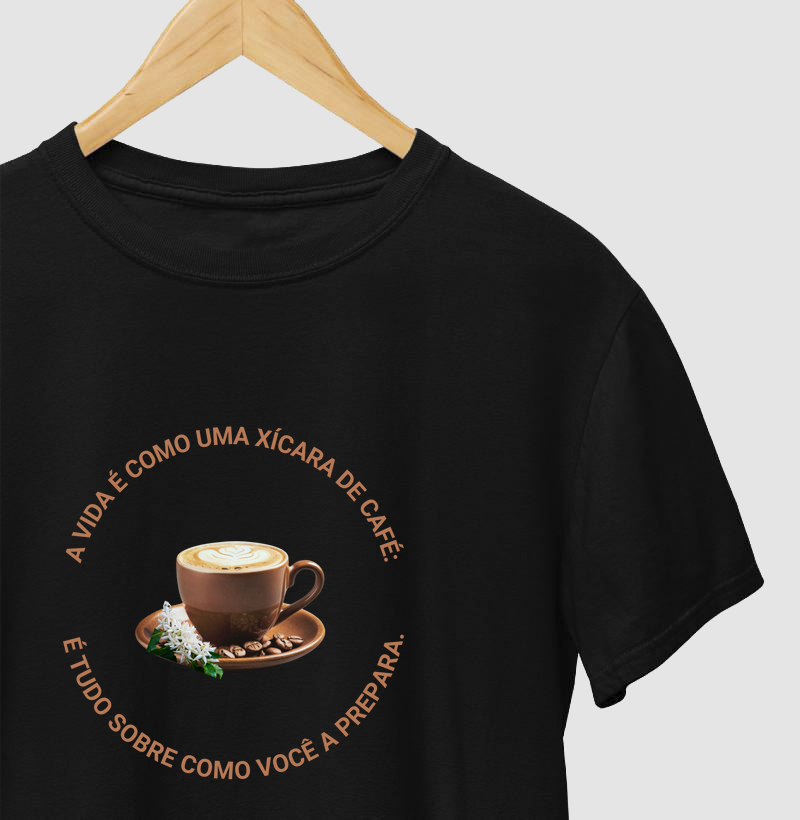 A vida é como uma xícara de café