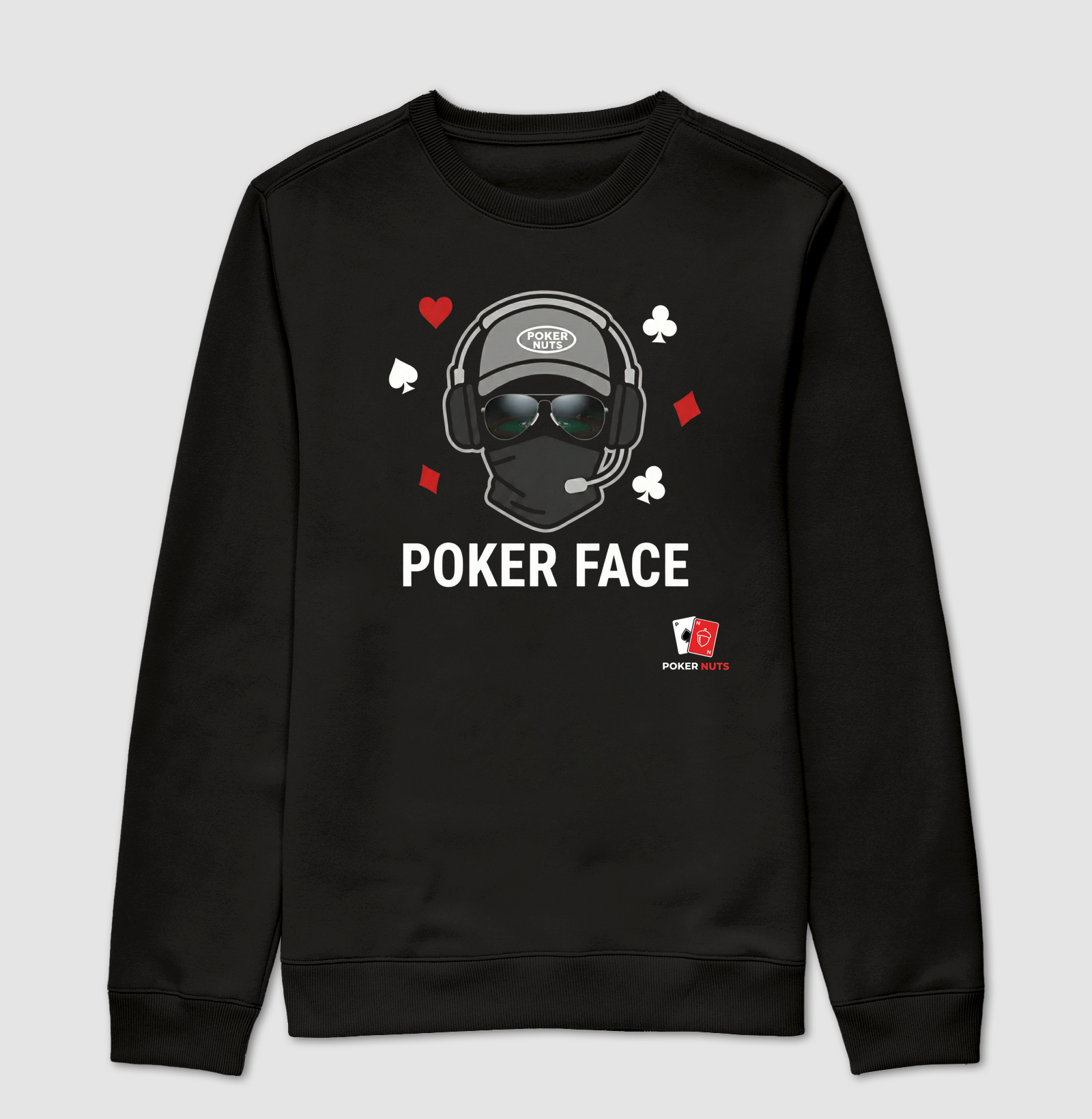 Moletom Suéter Poker Face