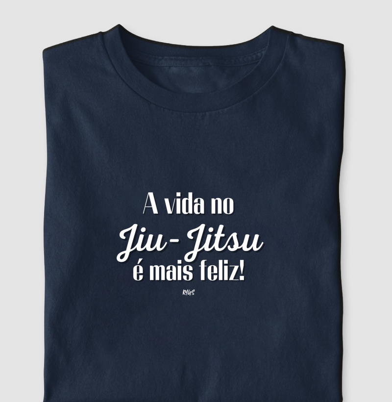 A vida no Jiu-Jitsu é mais feliz!