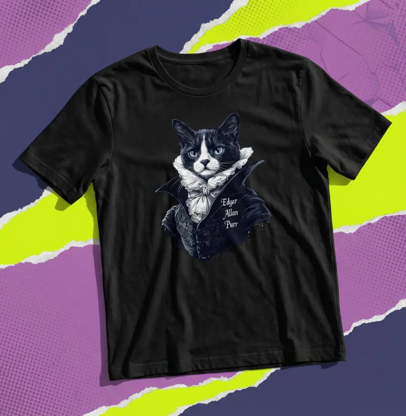 Tee- Edgar Allan Purr