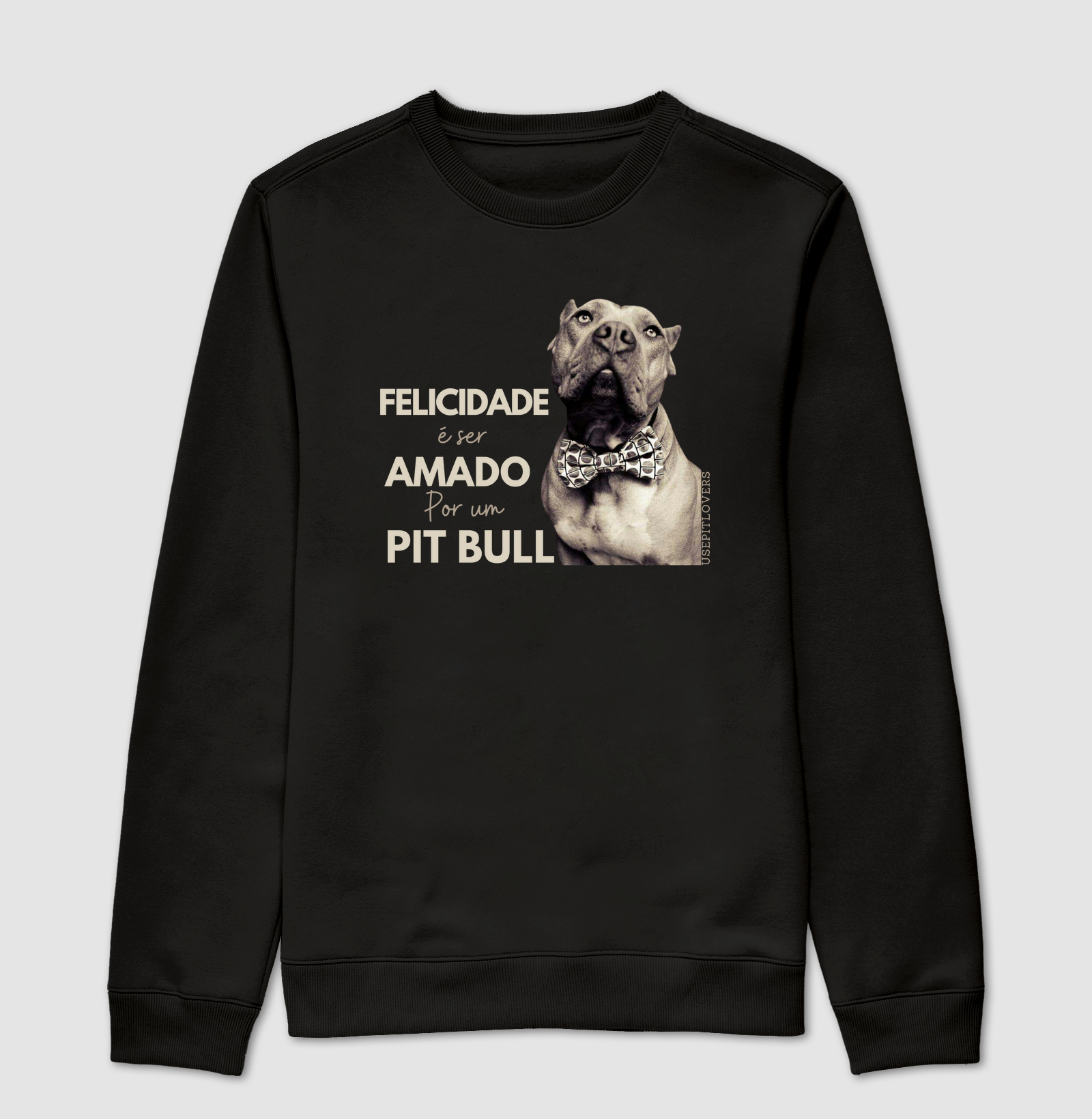 FELICIDADE É SER AMADO POR UM PIT BULL