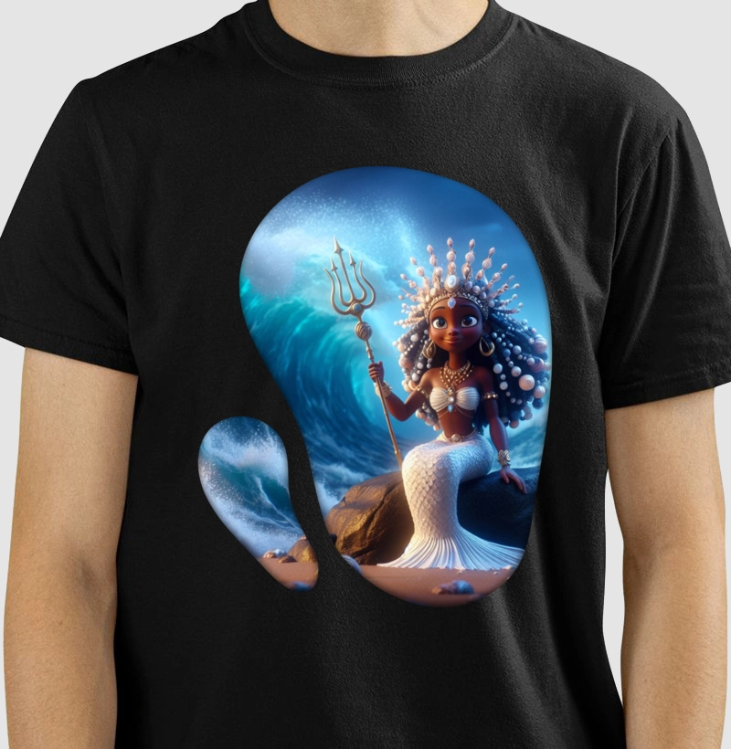 Camiseta 100% Algodão - Yemanjá 
