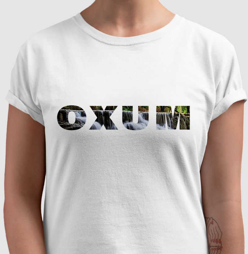 Camiseta Oxum + Cachoeira