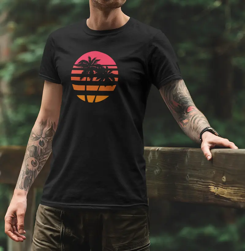 Camiseta Palm Sunset 