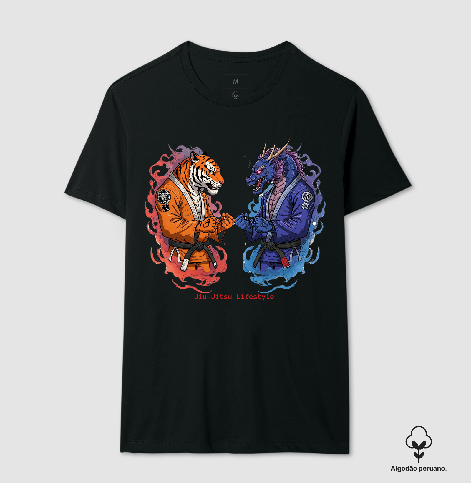 Tigre & Dragao - Jiu-Jitsu - Lifestyle - Algodão Peruano