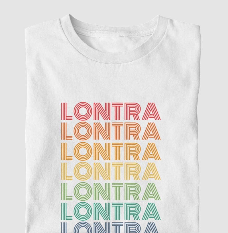 Lontra Letreiro Retrô